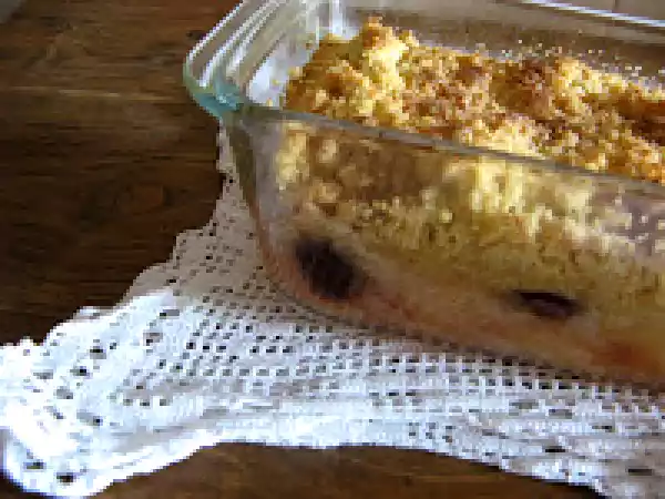 Receita Crumble de marmelo