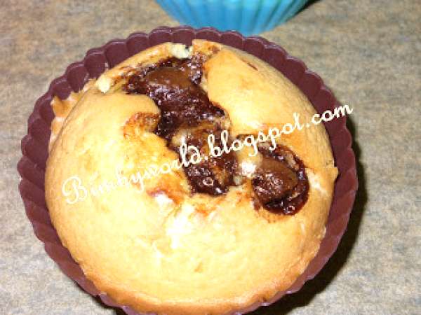 Receita Muffins com creme de chocolate e avelã (tipo creme de barrar)