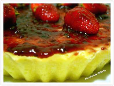Receita Cheesecake c/ calda frutas vermelhas - viena