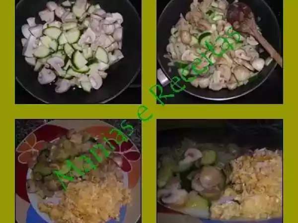 Receita Cogumelos salteados - almoço rápido