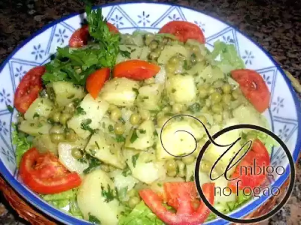 Receita Salada quente de batata