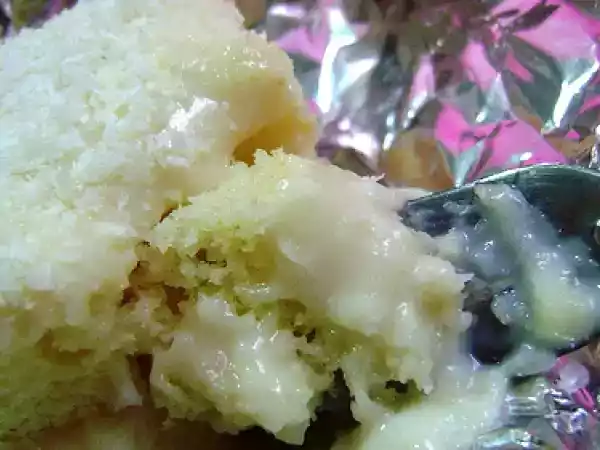 Receita Bolo gelado embrulhado