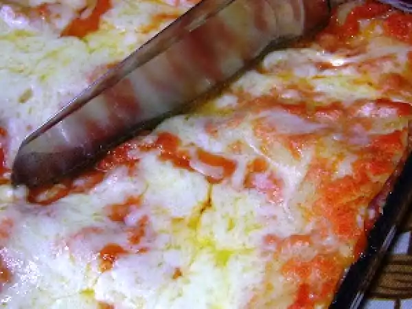 Receita Lasanha de presunto e mussarela