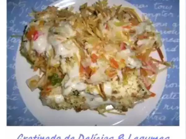 Receita Gratinado de delícias & legumes