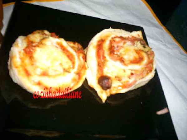 Receita Pizza enrolada