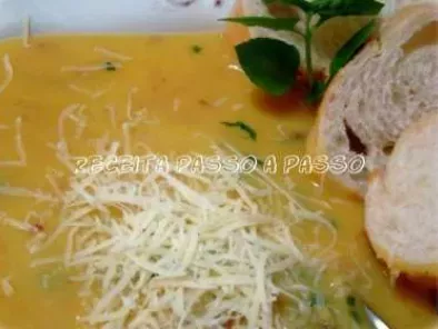 Receita Sopa cremosa de mandioquinha (batata baroa)