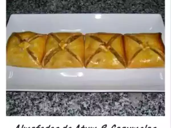 Receita Almofadas de atum & cogumelos