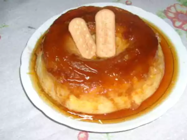 Receita Pudim sem leite condensado