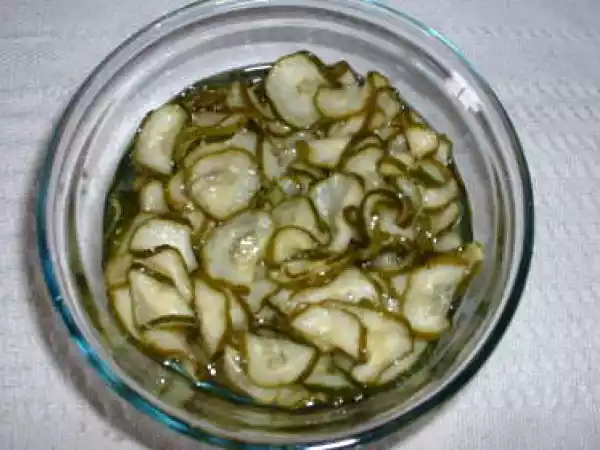 Receita Pepino agridoce