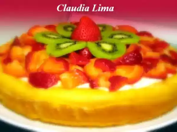 Receita Bolo de morango light (claudia)