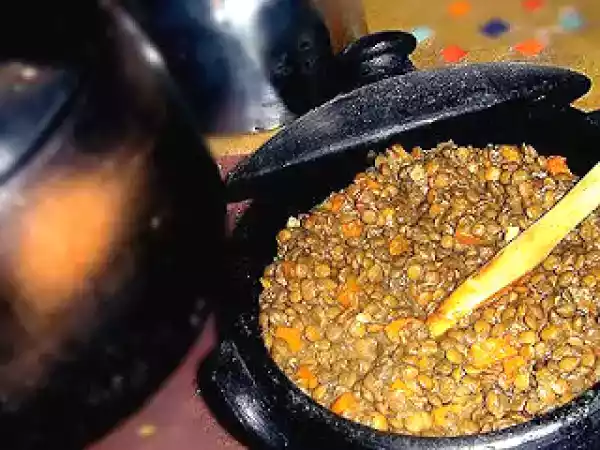 Receita Lentilhas à nordestina