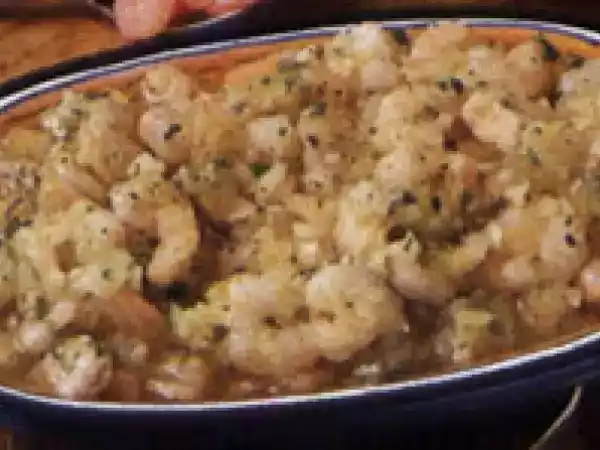Receita Camarão flamejado