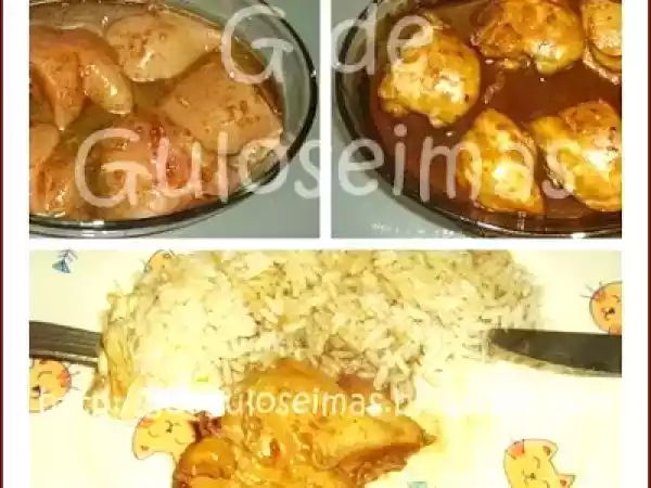 Receita Frango com molho de mel, soja e limão