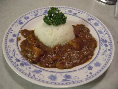 Receita Curry rice(comida origem indiana)