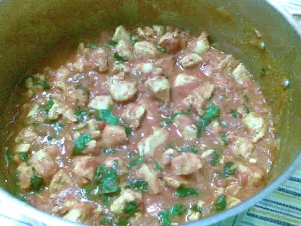 Receita Frango à indiana
