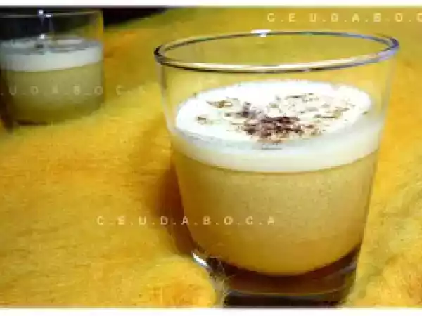 Receita Pudim de caramelo rápido (vegan)