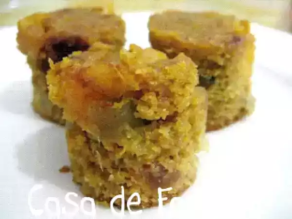 Receita Bolo integral de cenoura com frutas