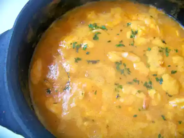 Receita Ensopado de camarão