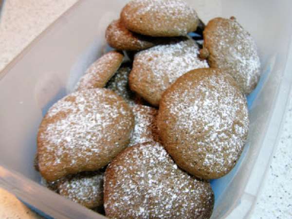 Receita Bolachinhas de chocolate e nozes