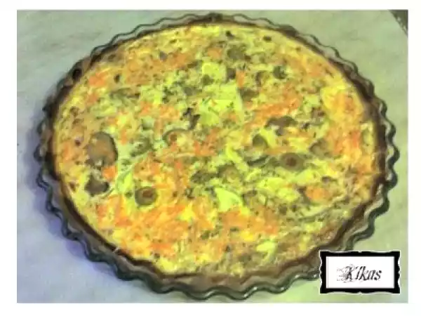 Receita Tarte de frango com legumes