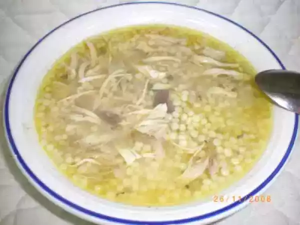 Receita Canja de galinha