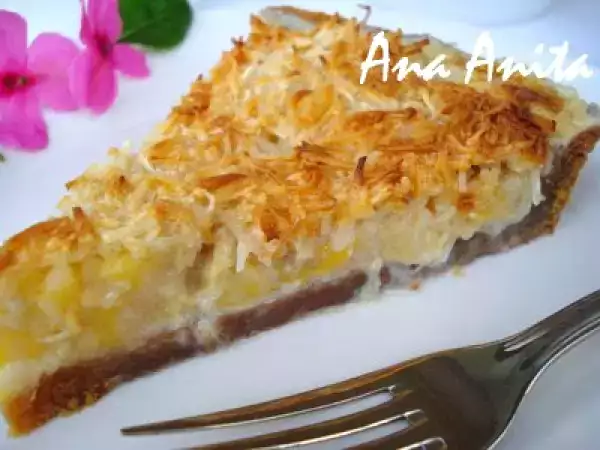 Receita Torta de coco e banana