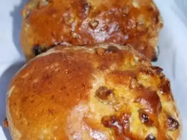 Receita Pãezinhos de abóbora com frutos secos