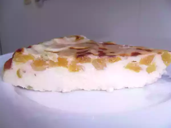Receita Torta de ricota com laranja e damasco