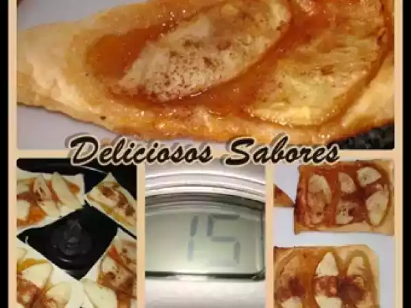Receita Folhado de maça * actifry