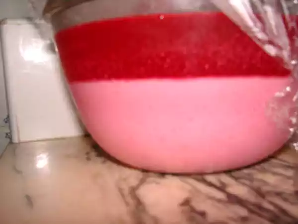 Receita Gelatina as cores