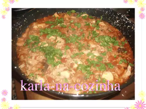 Receita Arroz de polvo...