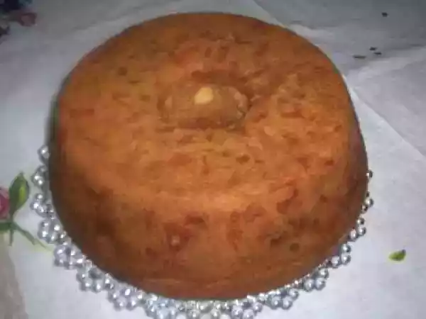 Receita Bolo de maçã e canela