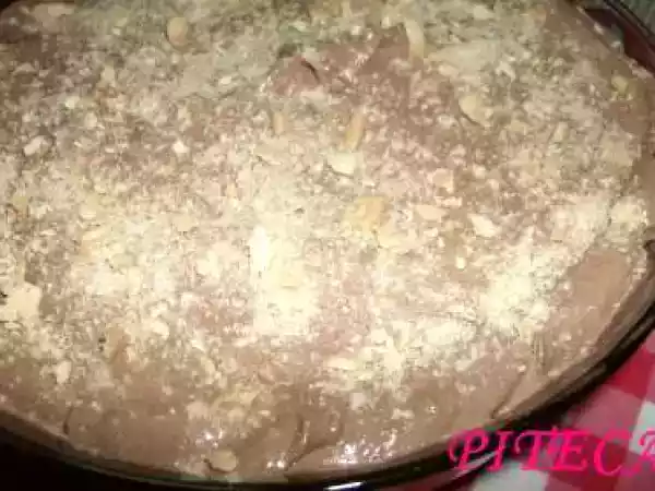 Receita Mousse de chocolate com bolacha