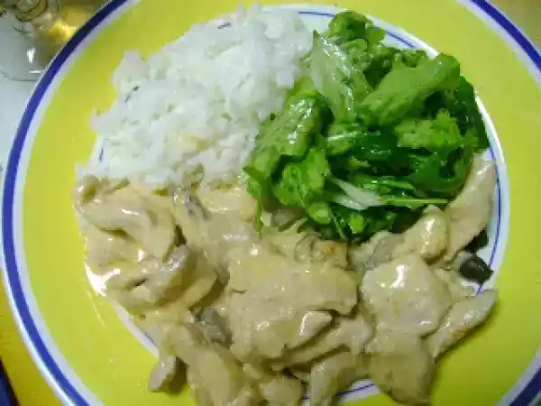 Receita Strogonoff de perú