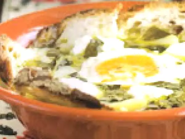 Receita Sopa de beldroegas com queijo fresco