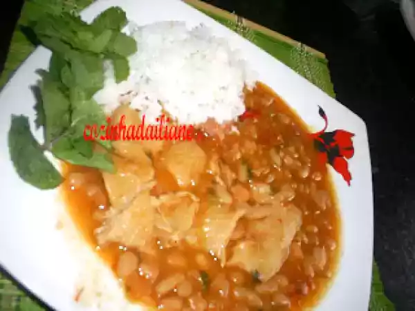 Receita Dobradinha com feijão branco