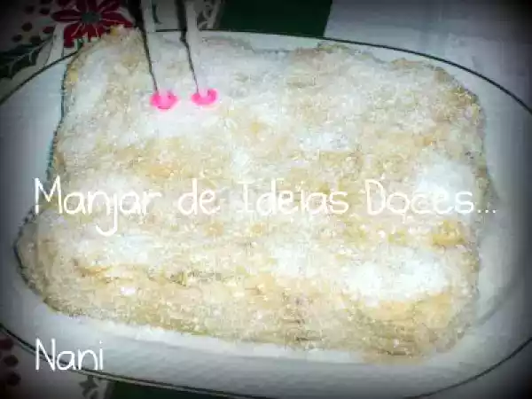 Receita Bolo de bolacha com leite condensado cozido