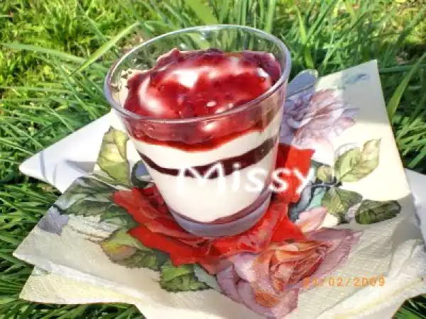 Receita Verrine cheesecake de framboesa