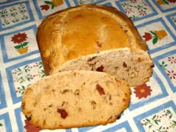 Receita Pão de passas e canela