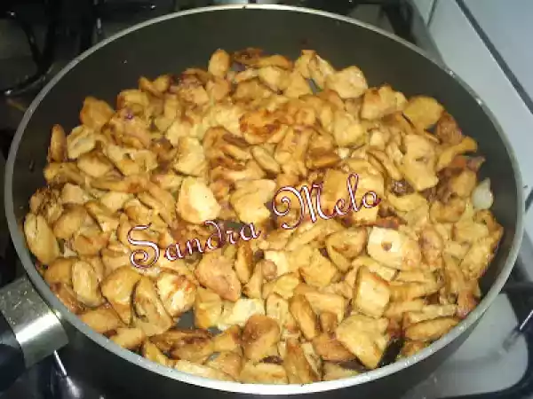 Receita Torresminho de soja (sandra melo)