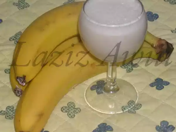 Receita Batido de banana