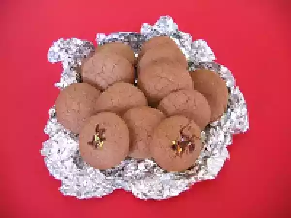Receita Cookies de cacau com noz moscada