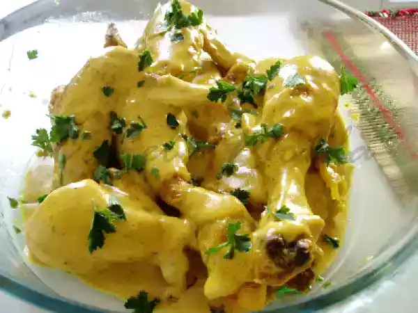 Receita Caril de frango
