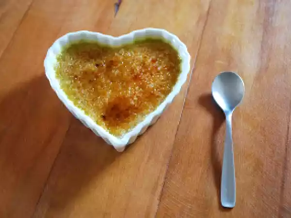 Receita Crème brûlée de pistache