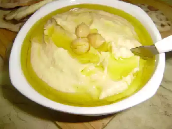 Receita Homus (pasta de grão-de-bico)
