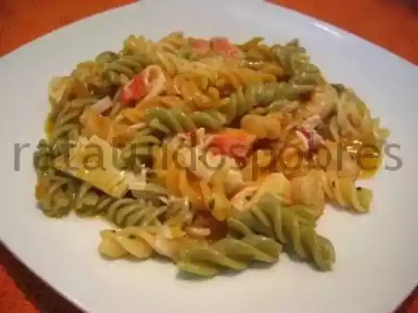Receita Espirais c/ marisco