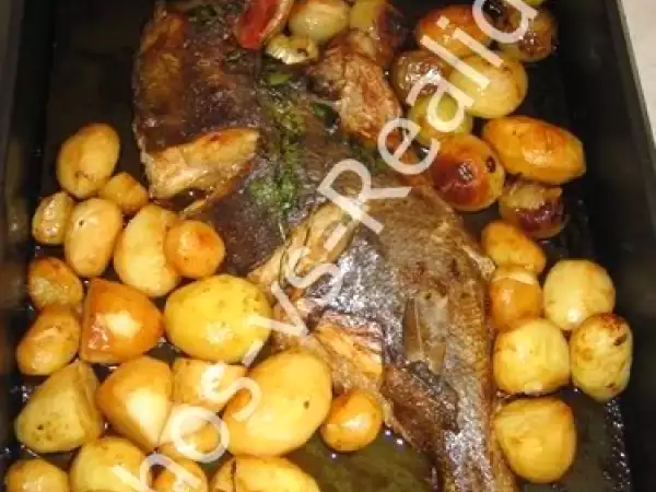 Receita Pargo mulato no forno