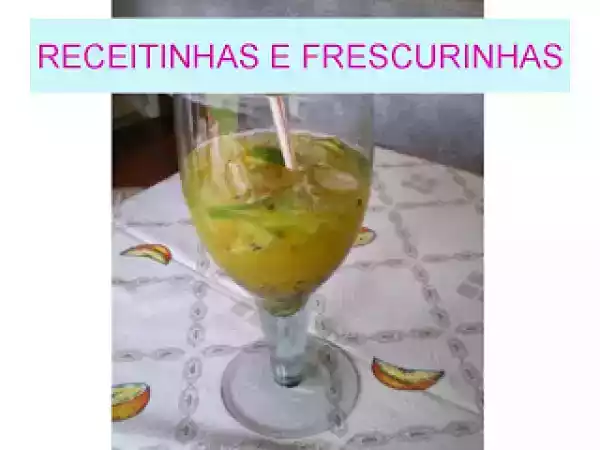 Receita Caipirinha de frutas + batida de abacaxi (piña colada)