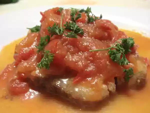 Receita Cação ao molho de laranja