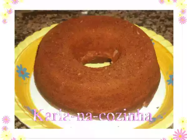 Receita Bolo de banana preta